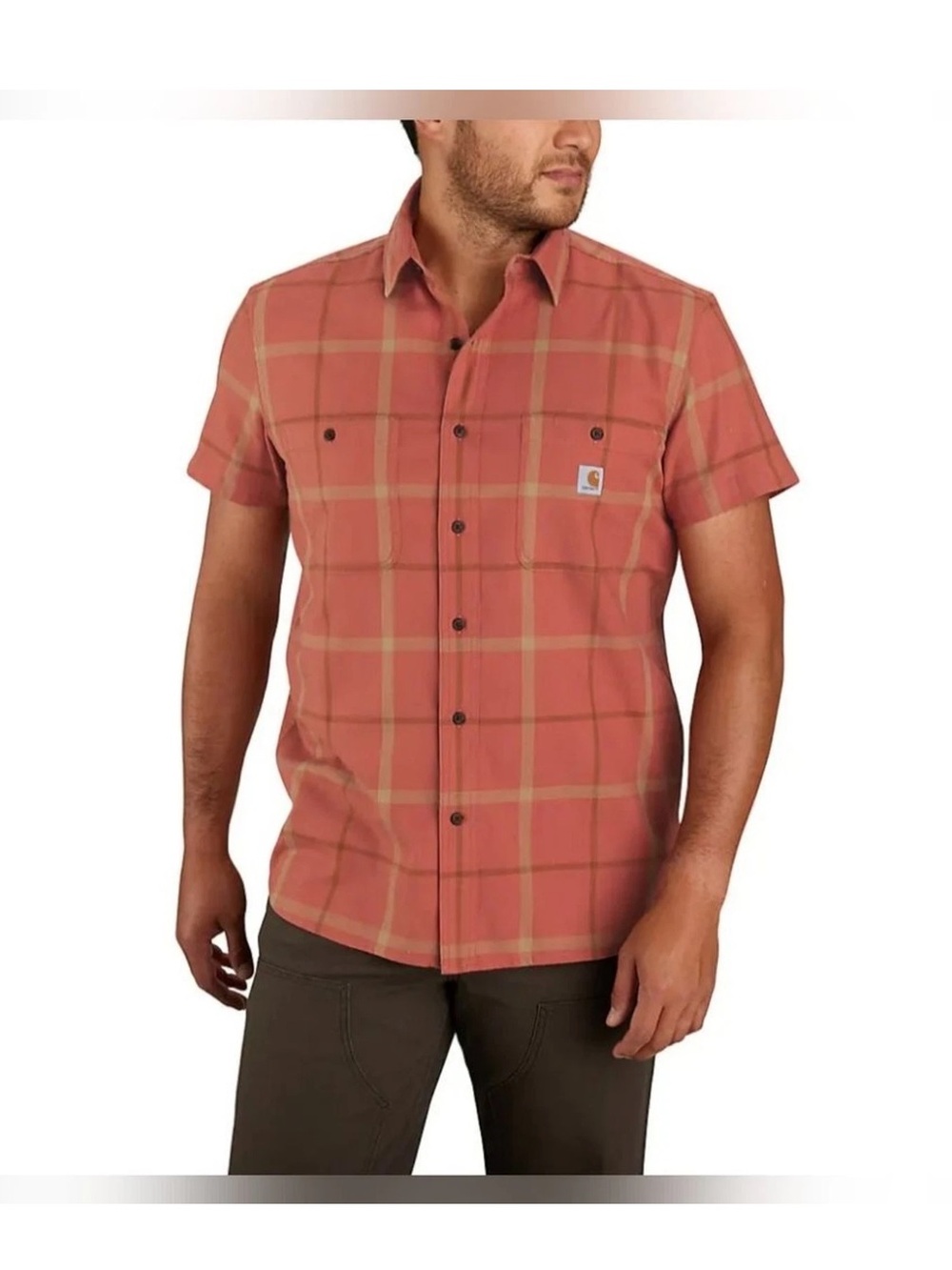 Carhartt Men’s Rugged Flex Relaxed Fit Short-Sleeve Shirt